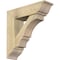Ekena Millwork Balboa Traditional Rough Sawn Bracket w/ Offset Brace, Douglas Fir, 8"W x 28"D x 28"H BKT0806X28X28BOA01RDF - alternate 1
